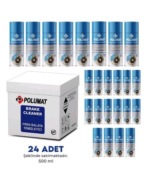 Polumat Brake Pad Cleaning Spray 500ML - 24 Pieces