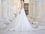 CUSTOM MADE SATIN WEDDING DRESS FOR URGENT SALE