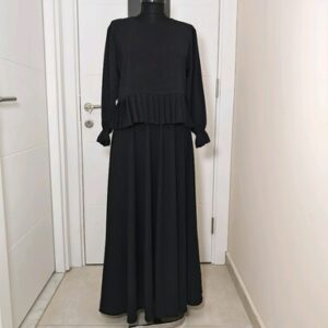 Black Hijab Dress - Image 4